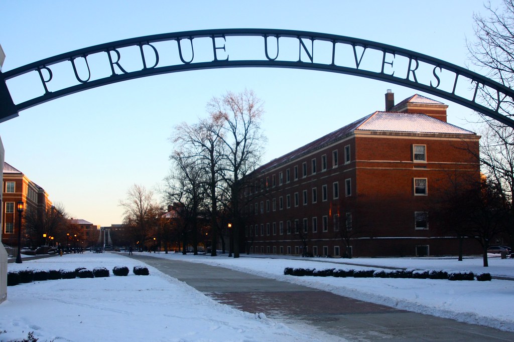 an image of Purdue gate
